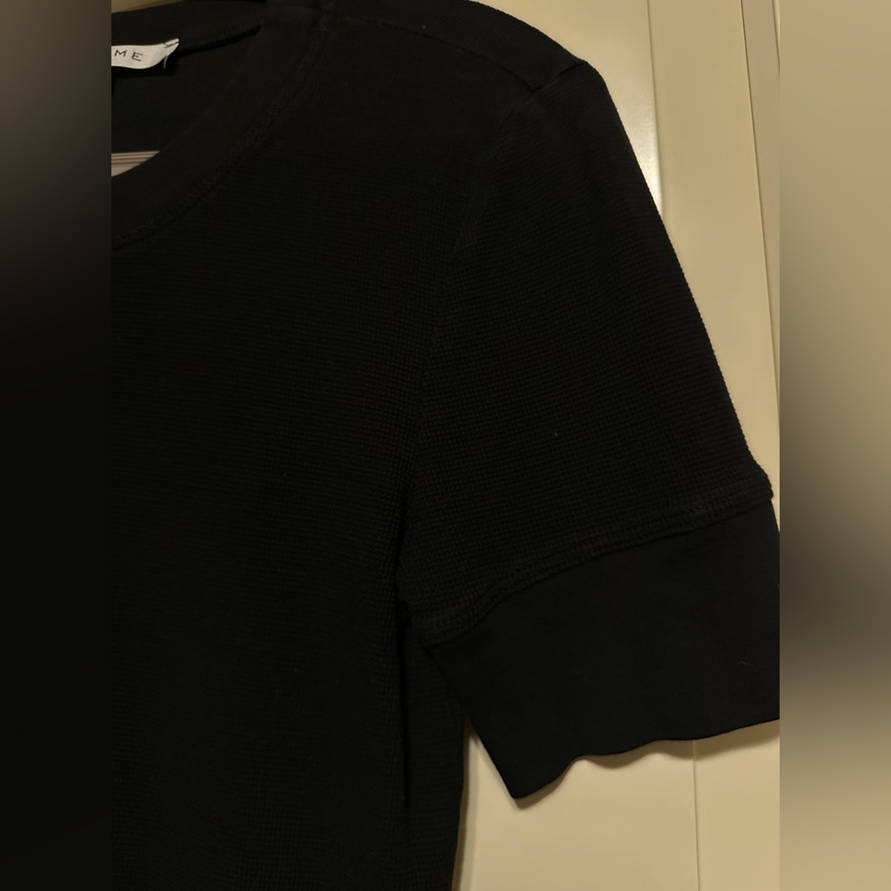 Frame Denim Black Ribbed Tee - Picture 5 of 8